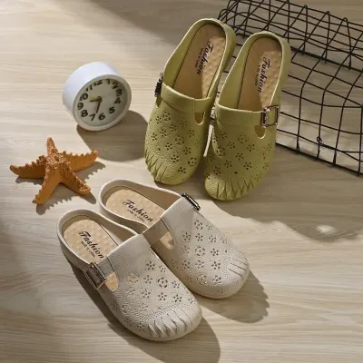 Luxe Baotou Half Slippers 